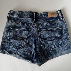 Abercrombie and Fitch Acid Wash Cut Off Denim Shorts Cuffed 6 / 28